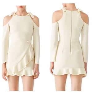 Rebecca Vallance Ruffles Billie Tie Dress SZ 2